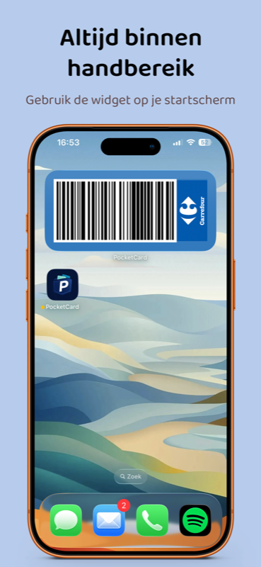 Home screen widget